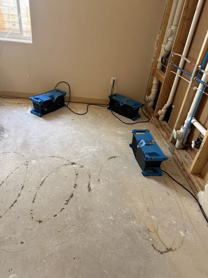 Frozen water pipe in an unheated Colorado Springs crawlspace