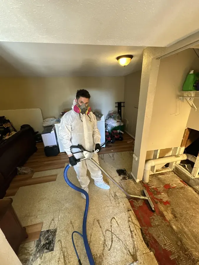 Category 3 black water backup in a Colorado Springs basement